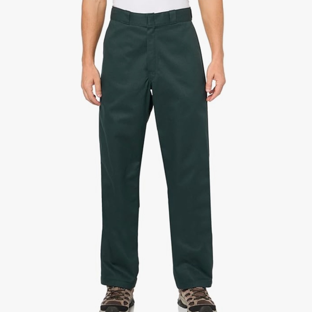 DICKIES 874 Original Fit Work Pant durable twill size 32x27 hunter green